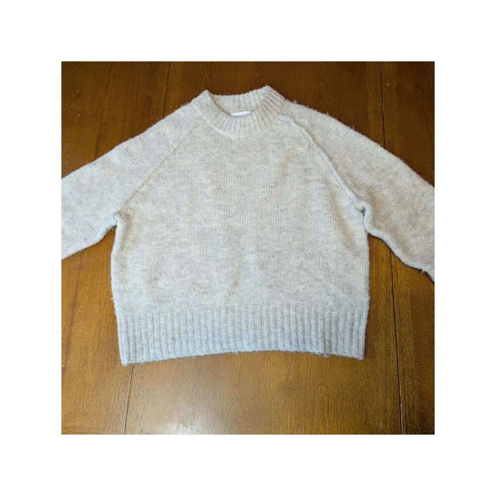 Top Shop Cream Tan Sweater Size XS Womens Soft Cozy